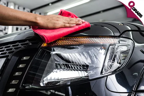 From QR85 Get a Steam Wash with Engine Cleaning OR Headlight Restoration for your Car - At Your DOORSTEP! (Up to QR249 Value)